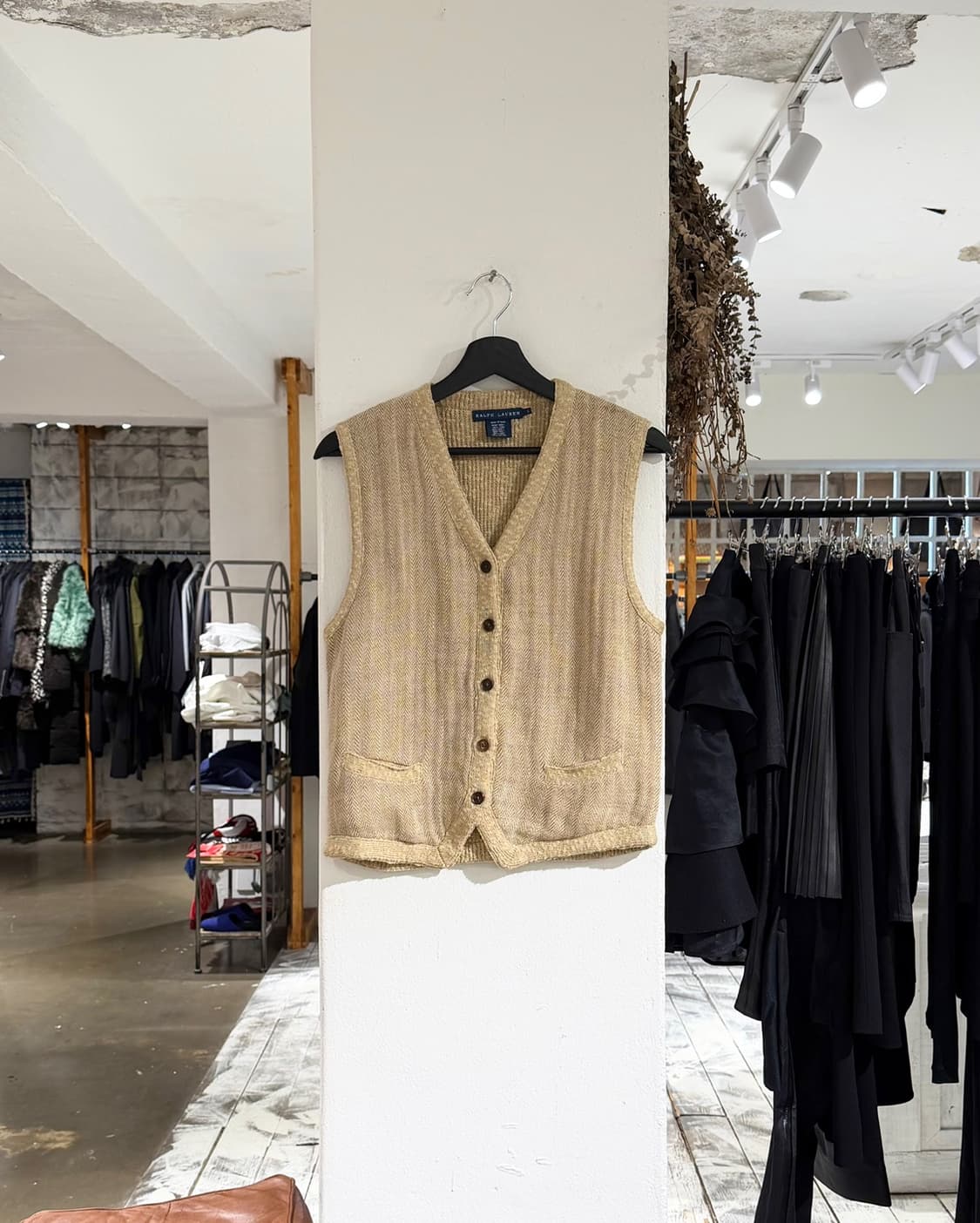 랄프로렌 베이지 헤링본 마 베스트 상품이미지1