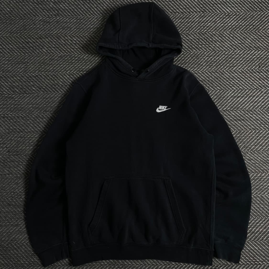 나이키 스우시로고 후드 티셔츠 블랙y 3687 상품이미지2