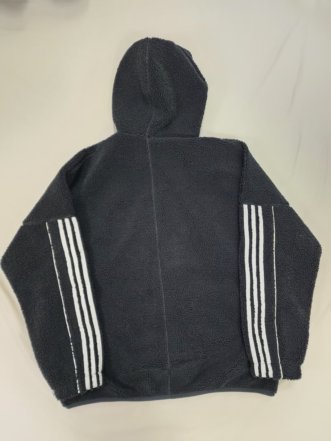 아디다스 보다 뽀글이 삼선 플리스 후드 집업 상품이미지3