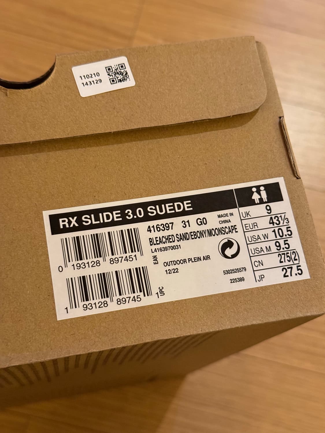 살로몬 RX 슬라이드 3.0 블리치드 샌드 275 새상품 상품이미지2