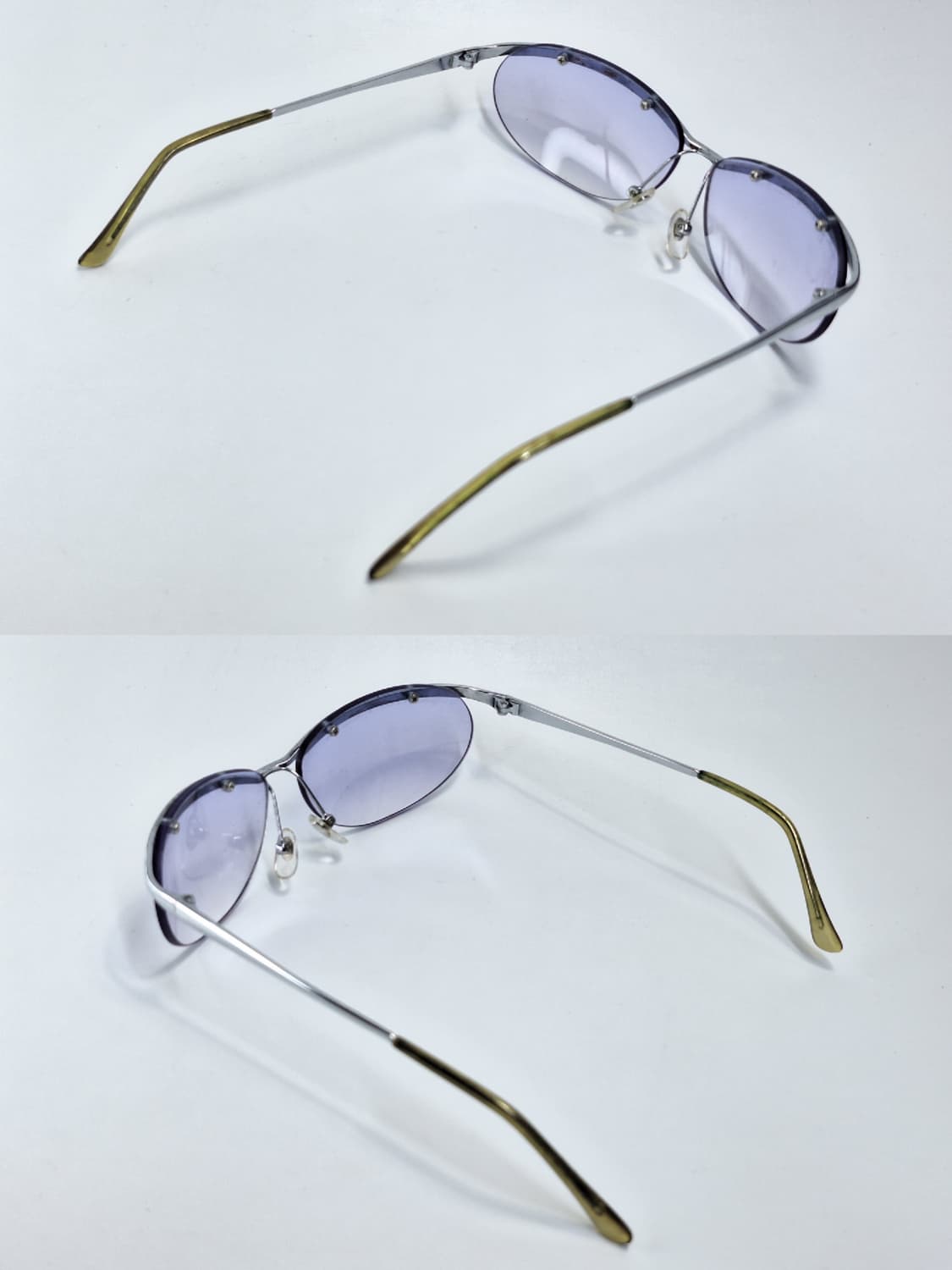 00s 일본 빈티지/실보 반무테 안경테 미니멀리즘 비즈니스 y2k 클래식 상품이미지6