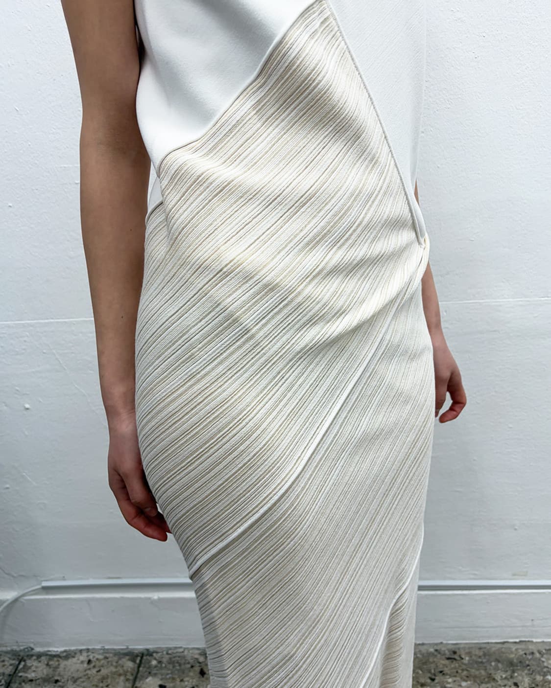 프로엔자 슐러 비대칭 패널 드레스 상품이미지4