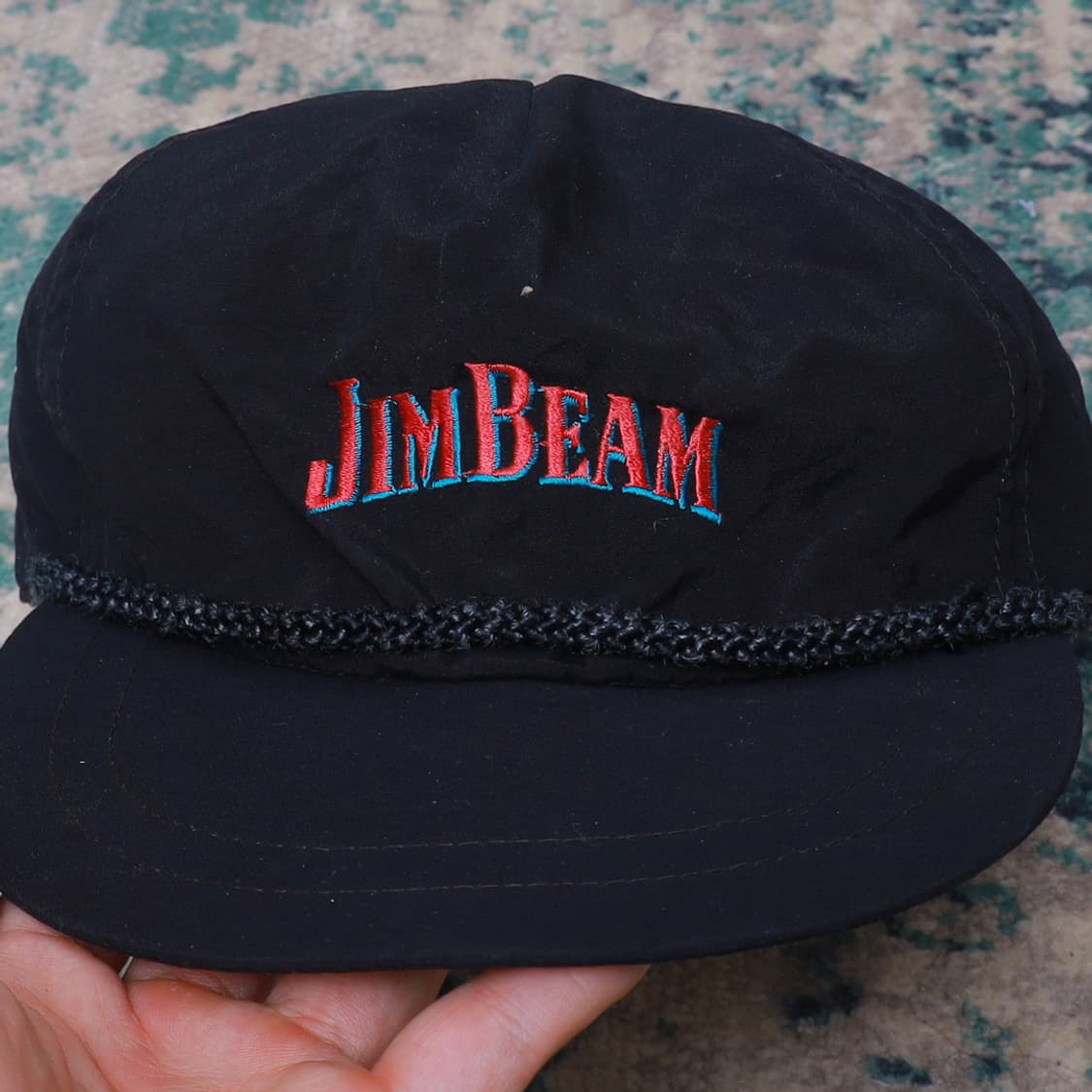 VTG 빈티지 90년대 짐빔 나일론 스냅백 캡 상품이미지2