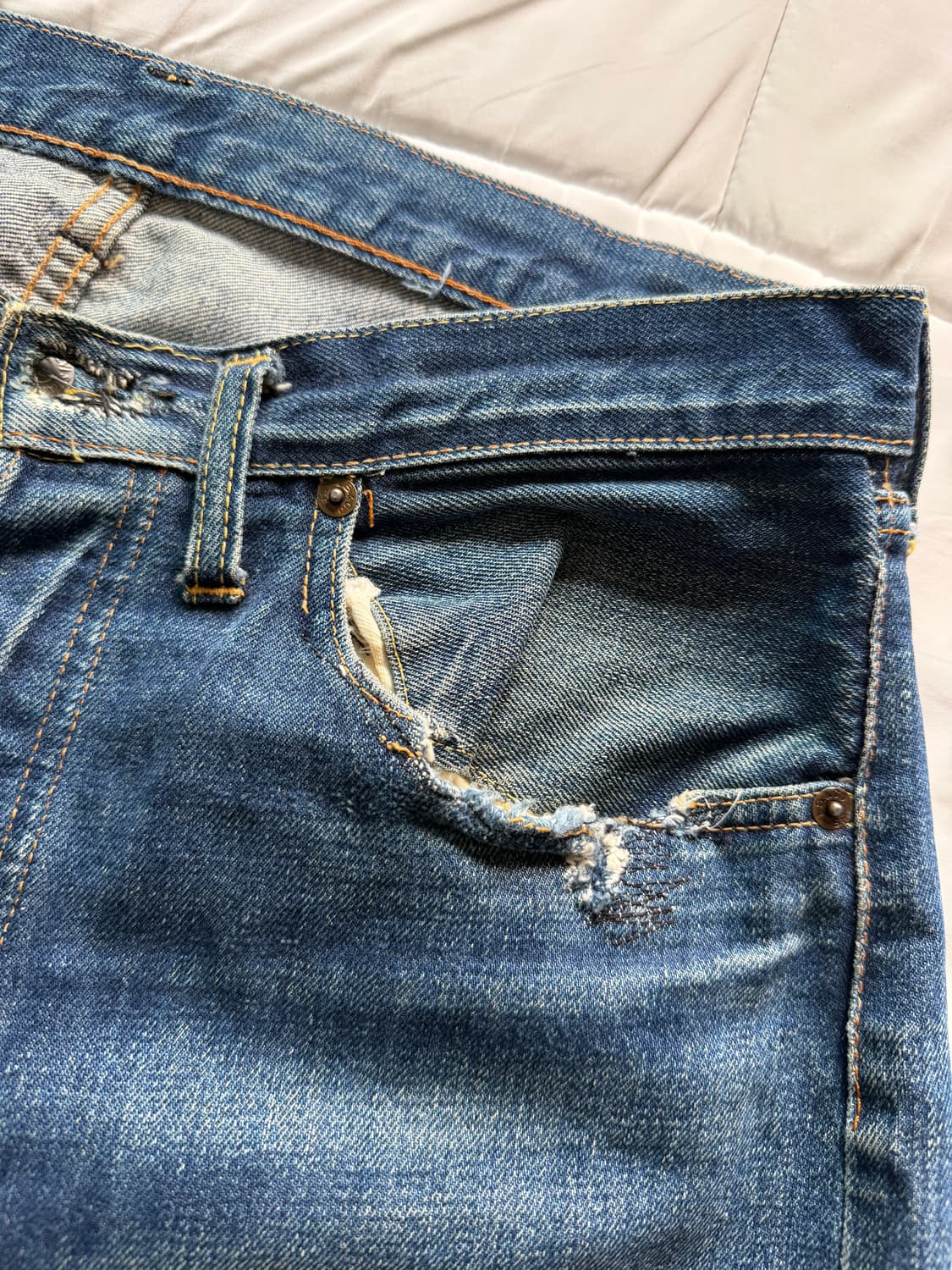 60s 리바이스 501 빅E 데님 팬츠  상품이미지8