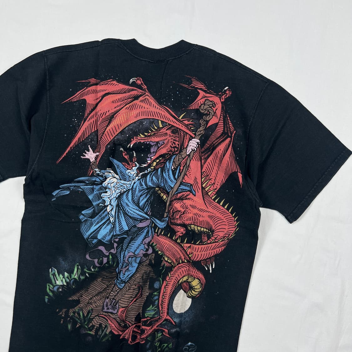 90‘s 97년도 리퀴드블루 다크위자드 반팔티 상품이미지6