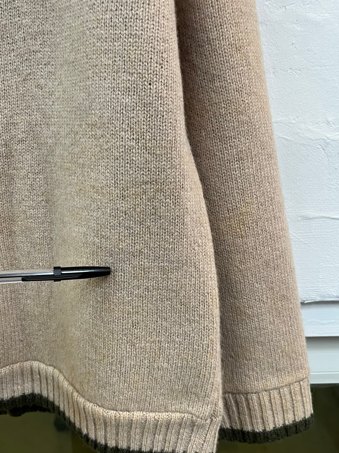 Weatherland basics 리버서블 울 니트집업 L 상품이미지10