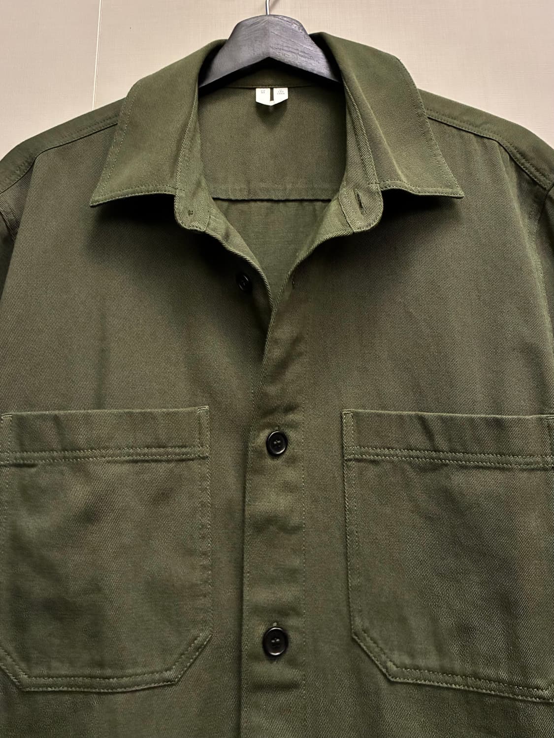 (L~XL)Arket 아르켓 오가닉 코튼 밀리터리 워크셔츠 셔켓 상품이미지4