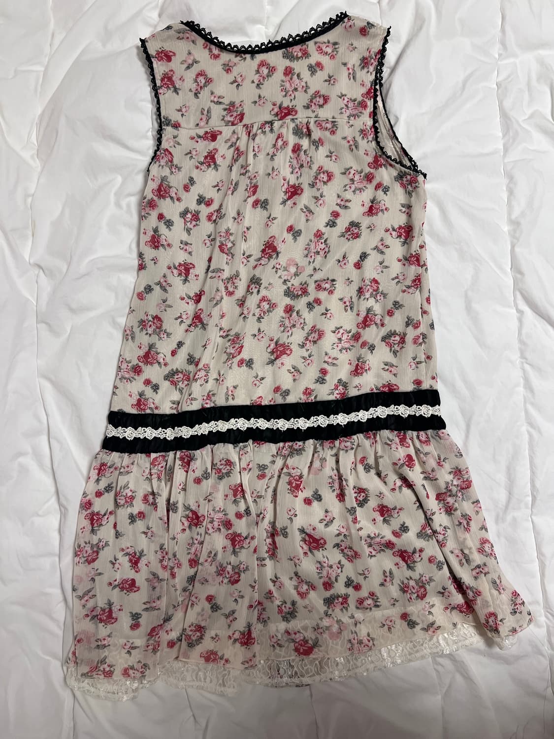 엑시즈팜 꽃 나시 원피스 엔틱 빈티지 상품이미지3