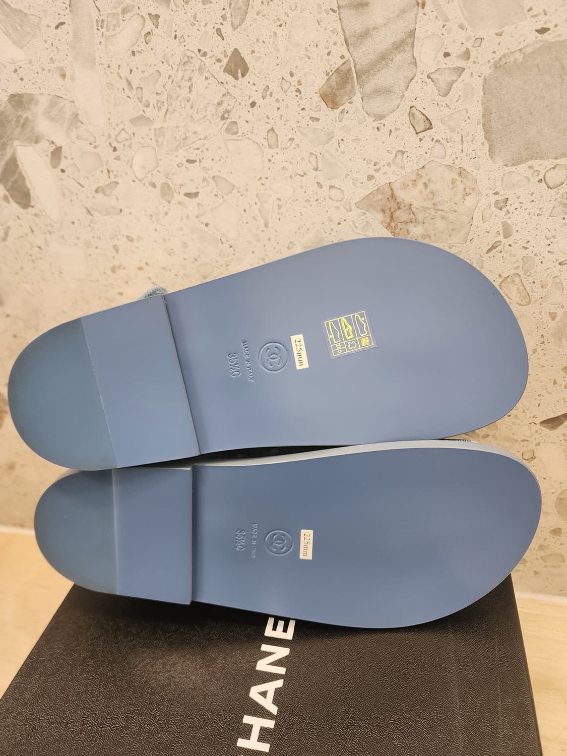 샤넬 벨크로 데님 스트랩 샌들 G35927 35.5 상품이미지4