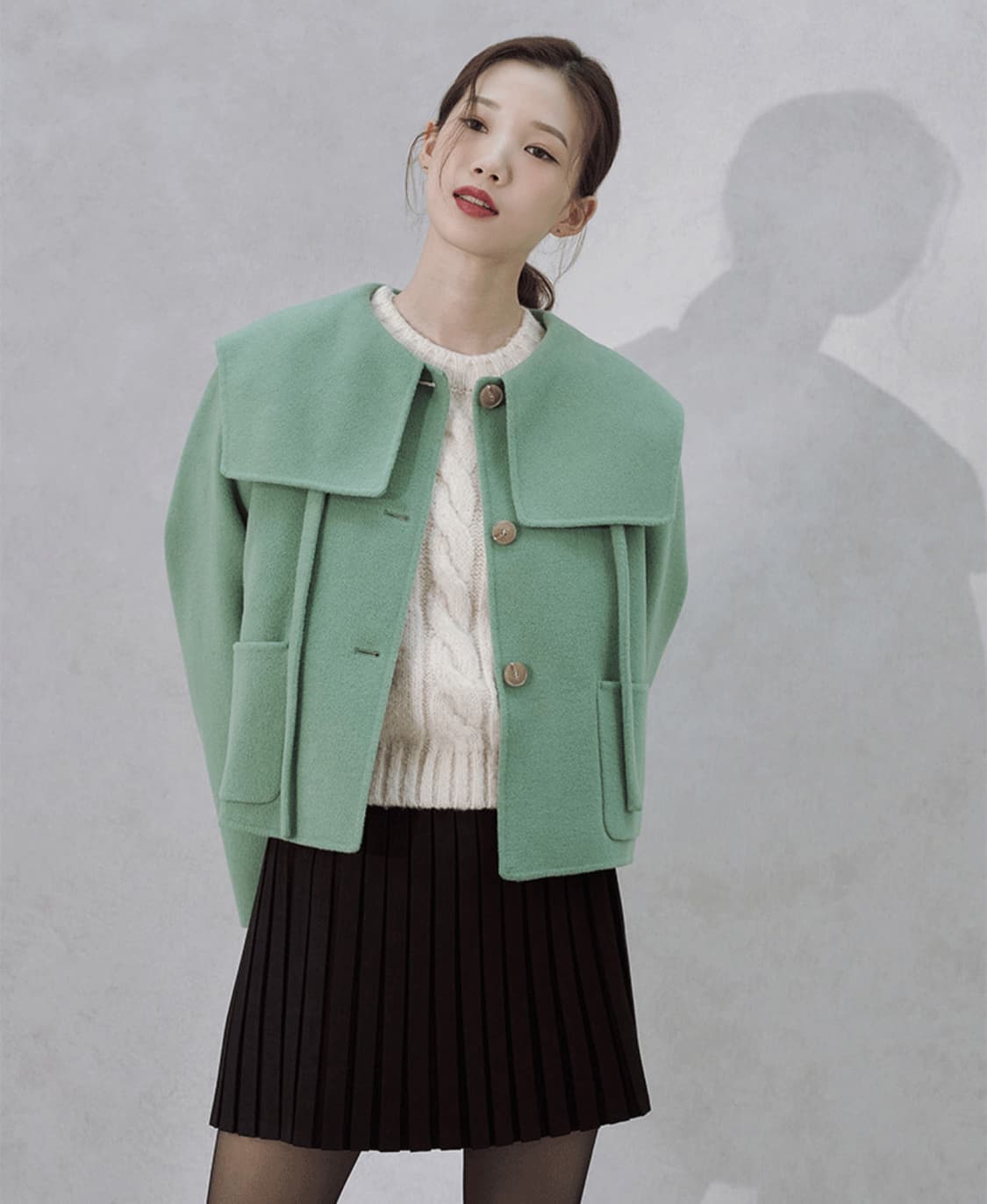 STUDIO LAP 민트 크롭 자켓 상품이미지7