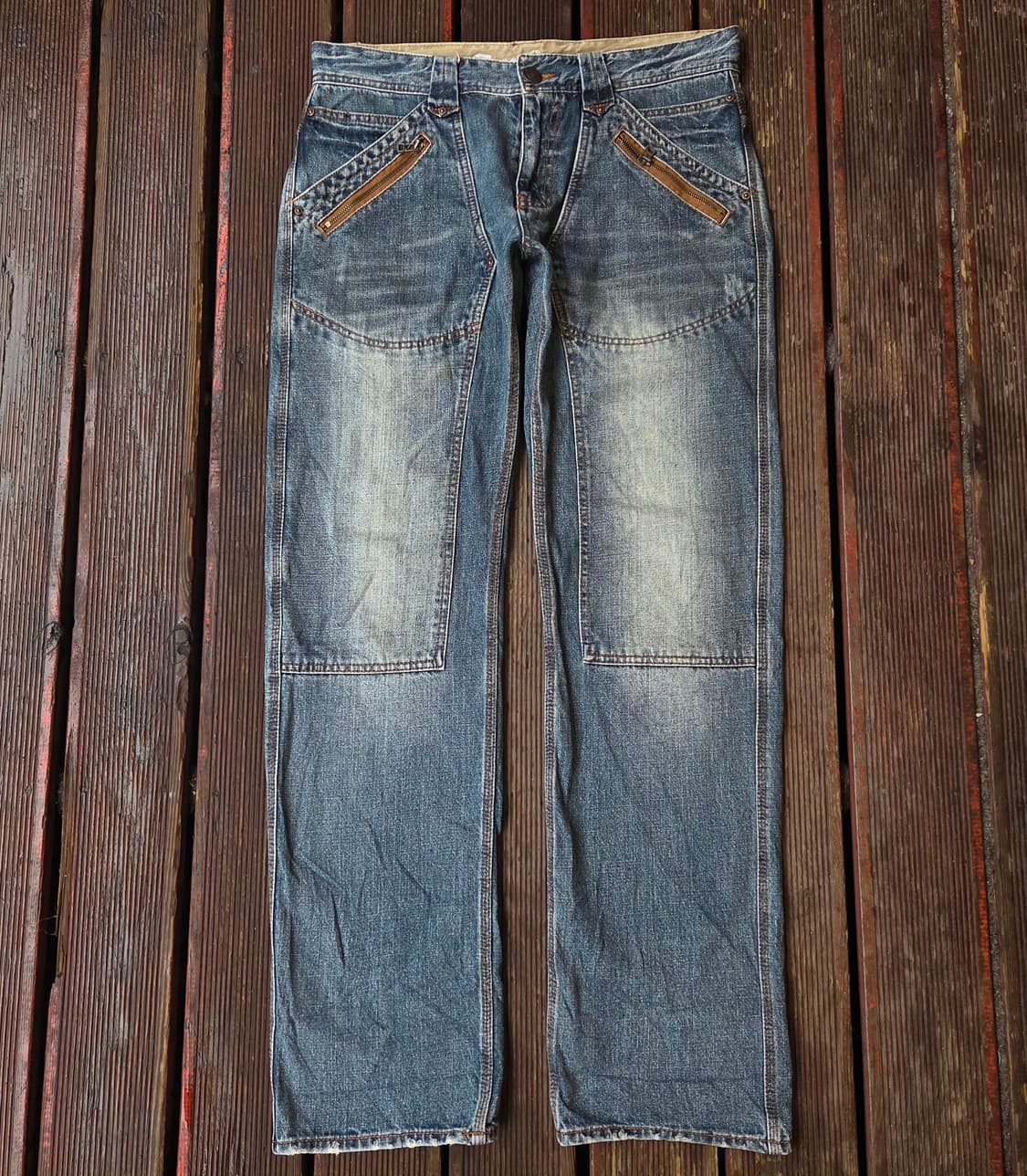 빈티지 더블니  팬츠 상품이미지2