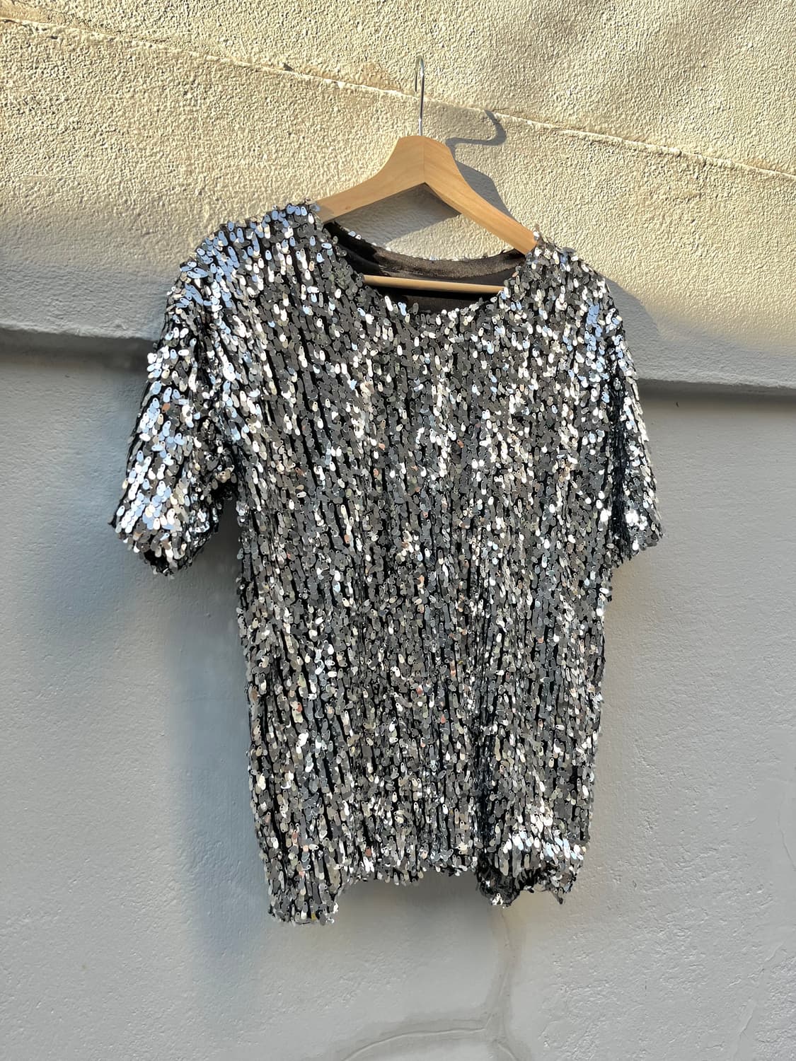 실버 스팽글 티셔츠 상품이미지3