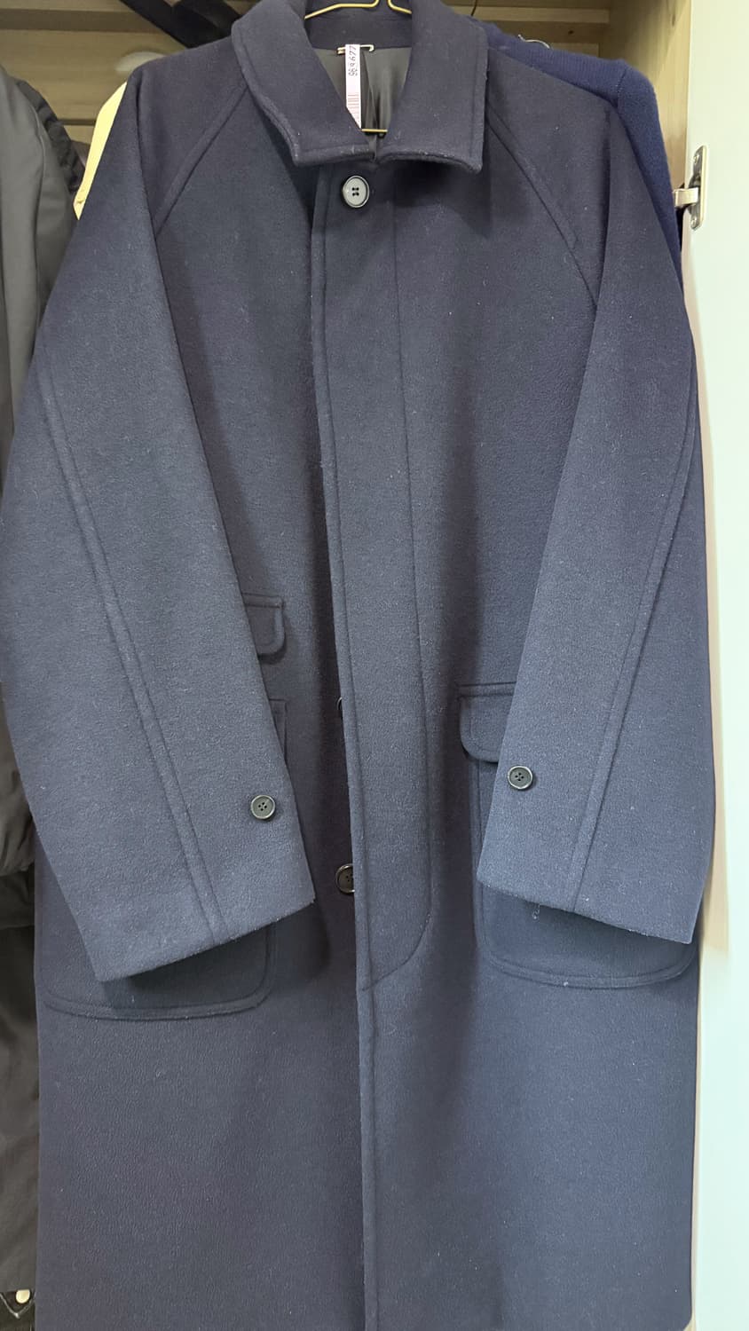 아트이프액츠 발마칸 코트 네이비 L 상품이미지4