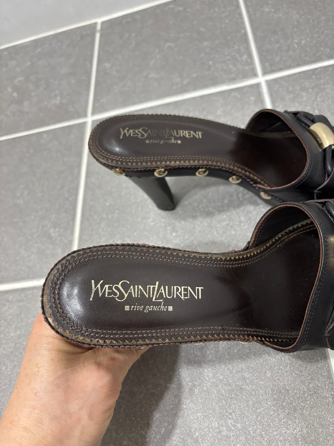 정품) 생로랑 뮬 상품이미지2