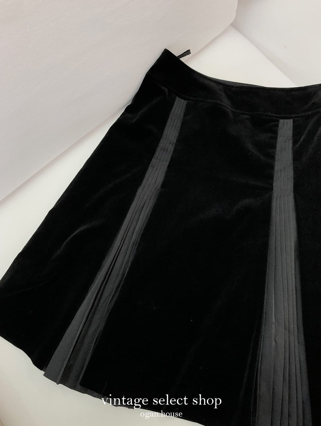 vintage petite velvet skirt 상품이미지1