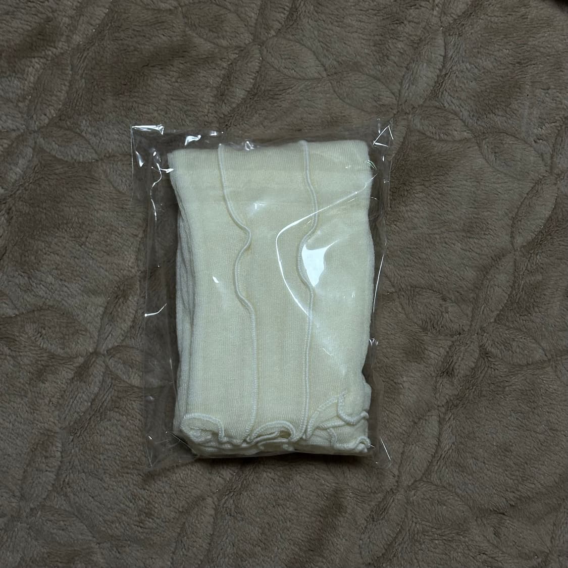 샵페어리 니삭스 interlock knee socks 아이보리 상품이미지2