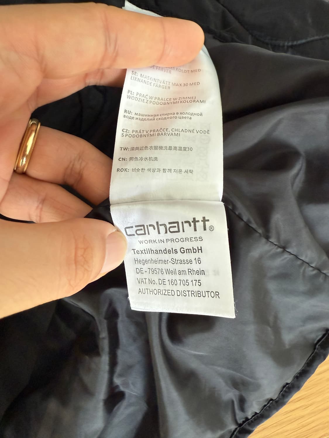 칼하트(Carhartt) 누빔 내피 자켓 상품이미지8