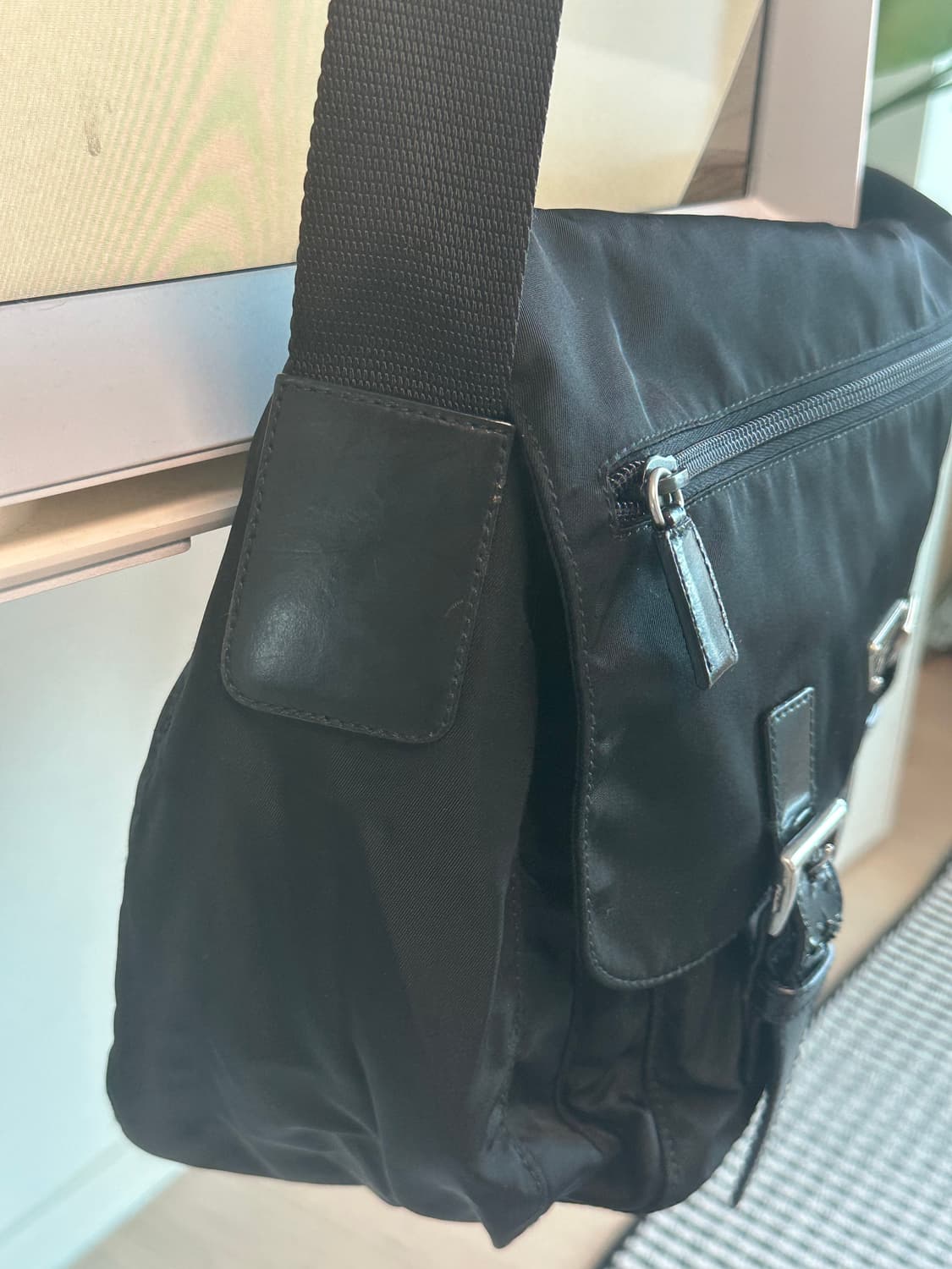 프라다 메신저백 나일론 포코노 테수토 숄더백 상품이미지5