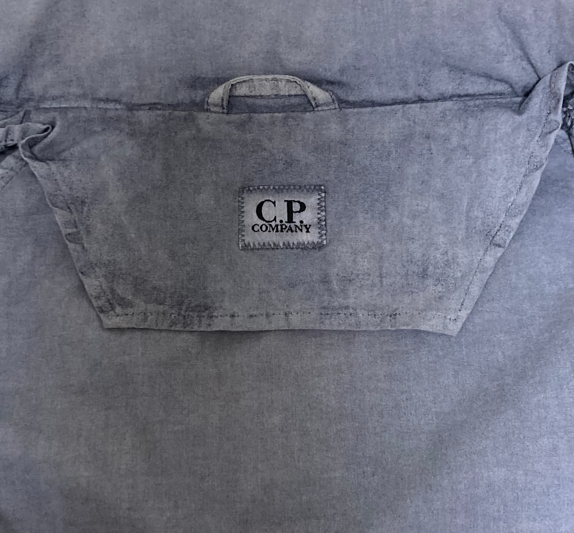 cp컴퍼니 가먼트다잉 자켓 견장 워싱 블루그레이 상품이미지4