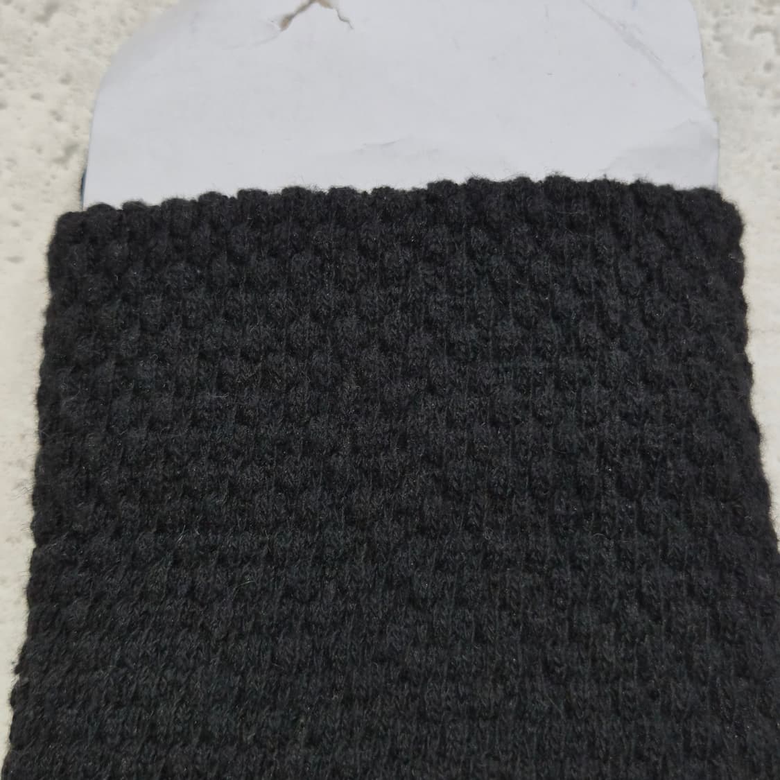 블랙 벌집 니트 레그워머 상품이미지3