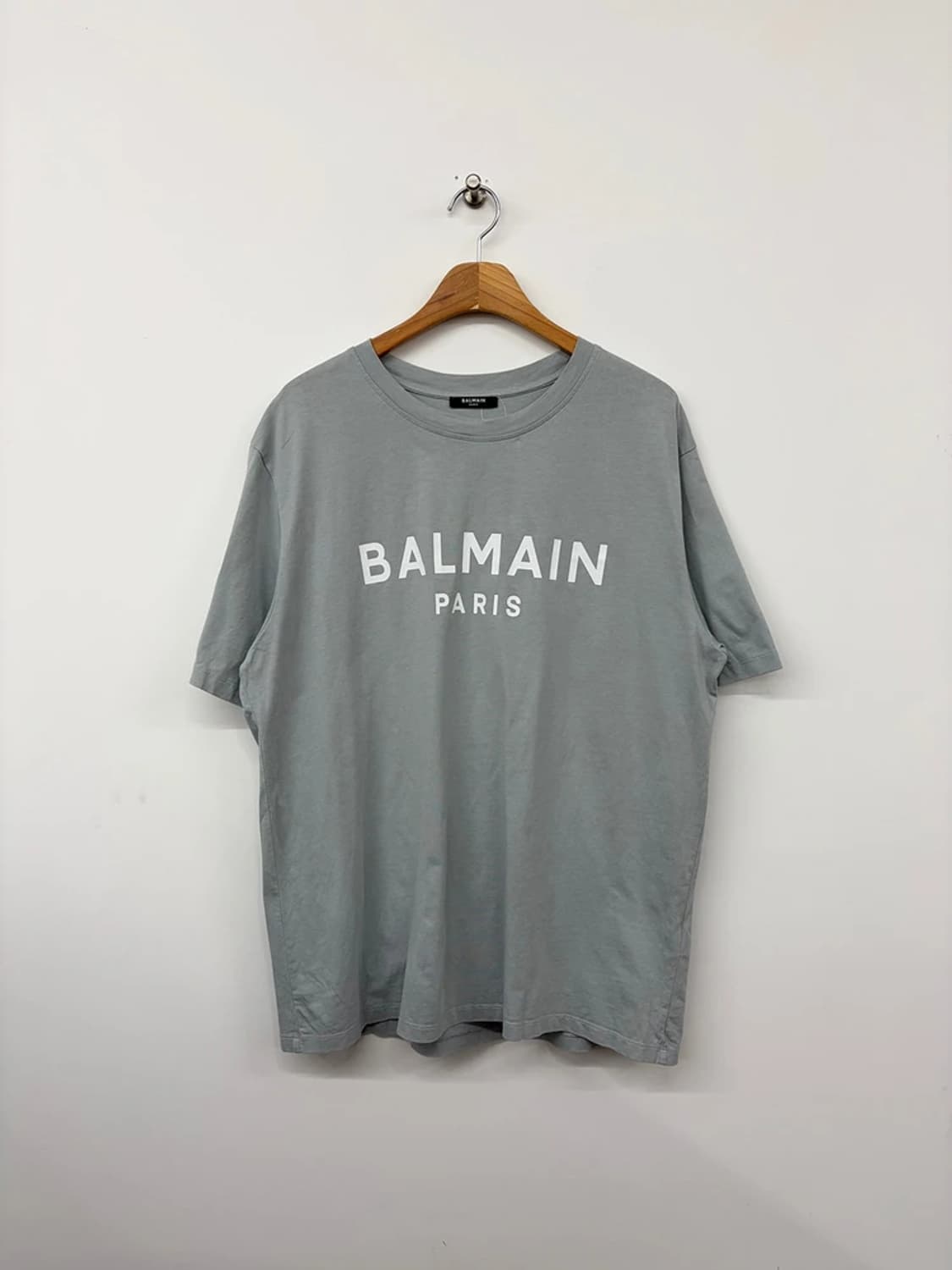 발망 Balmain 24SS 로고 프린트 반팔 티셔츠 PN9848 상품이미지1