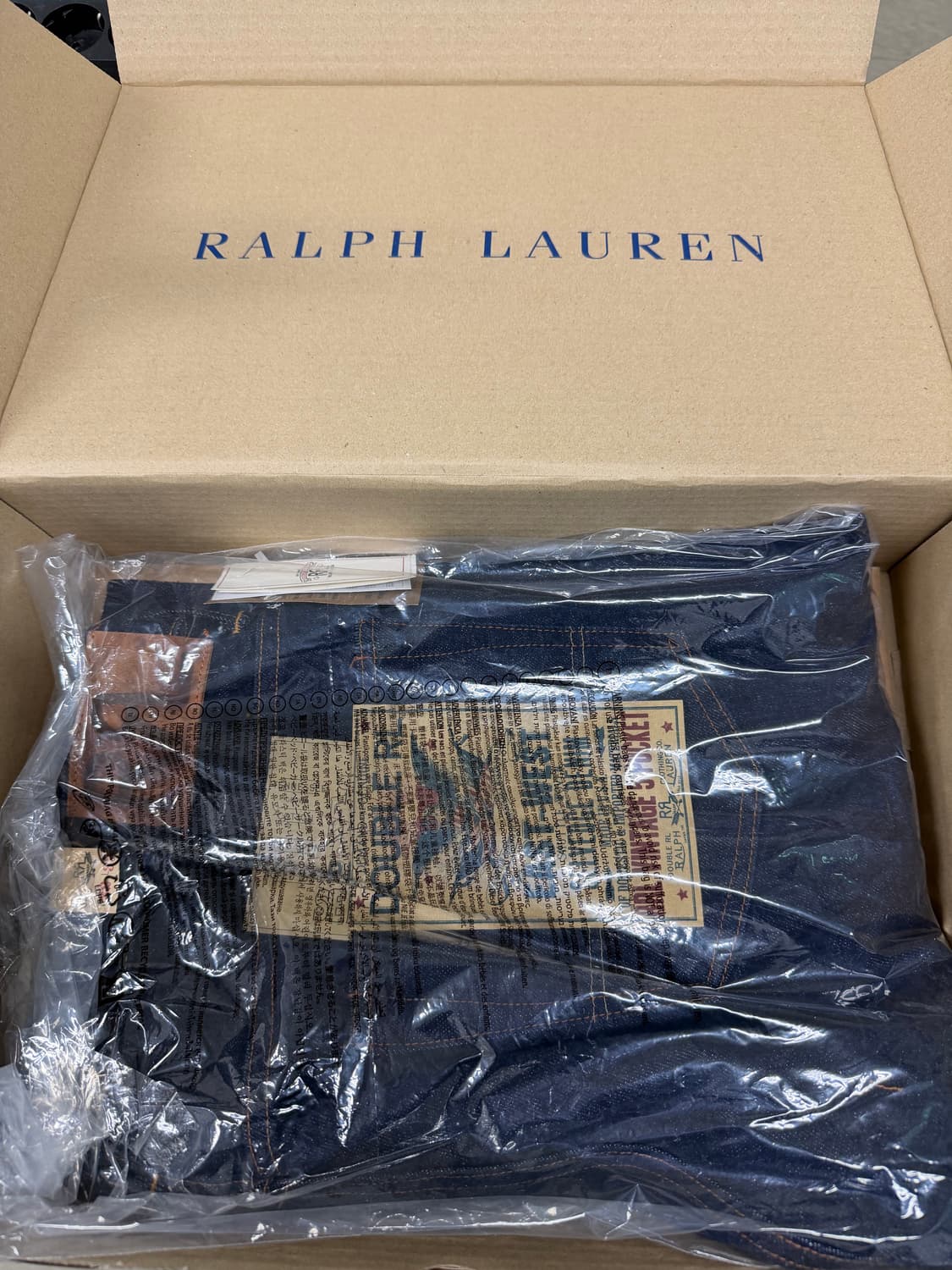 rrl 더블알엘 빈티지 파이브포켓 이스트웨스트 셀비지 린스 진 32/32 상품이미지3