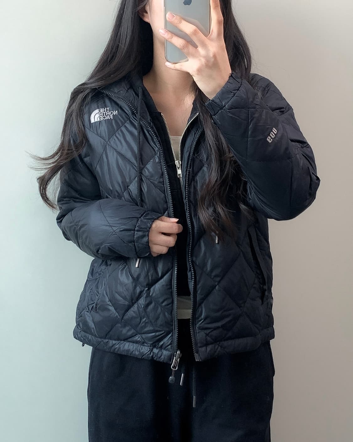 노스페이스 구스 경량 패딩 상품이미지1