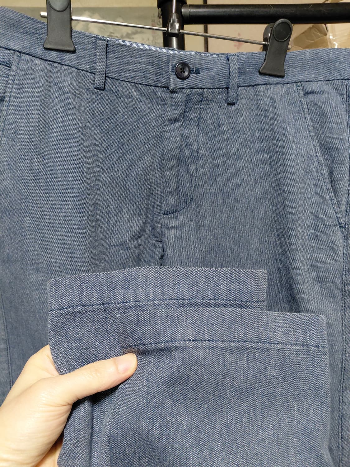 [바나나리퍼블릭]코튼 미니 헤링본 켄필드 바지 31사이즈 상품이미지6