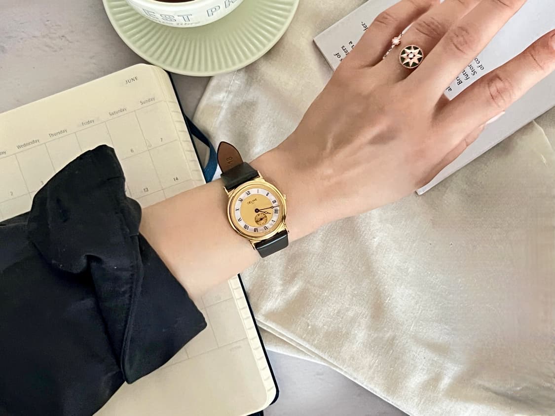 셀린느 스몰 세컨드 시계 (L사이즈,남여공용) / 정품감정. 케어 상품이미지2