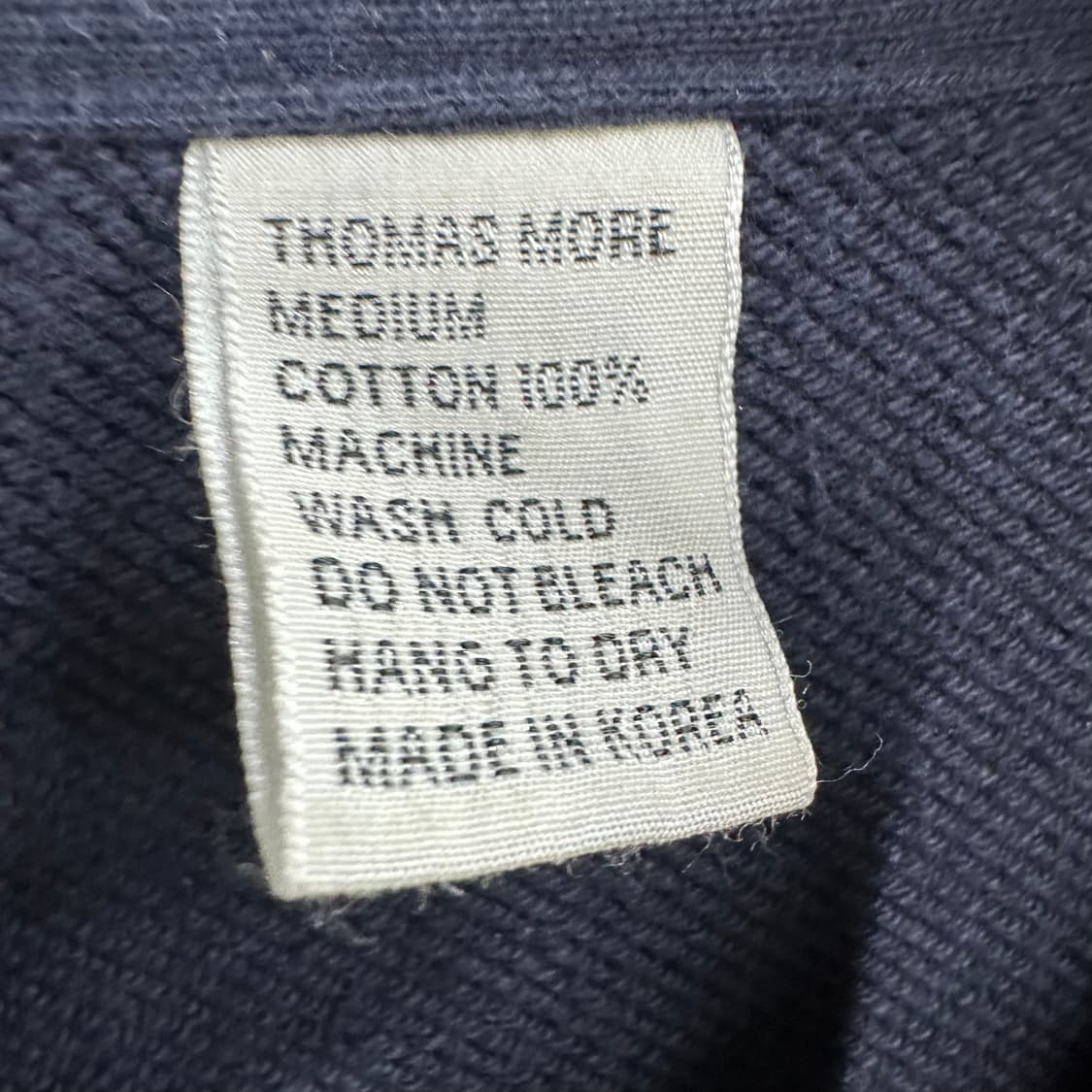 95 토마스모어 남자 반집업 맨투맨 상품이미지3