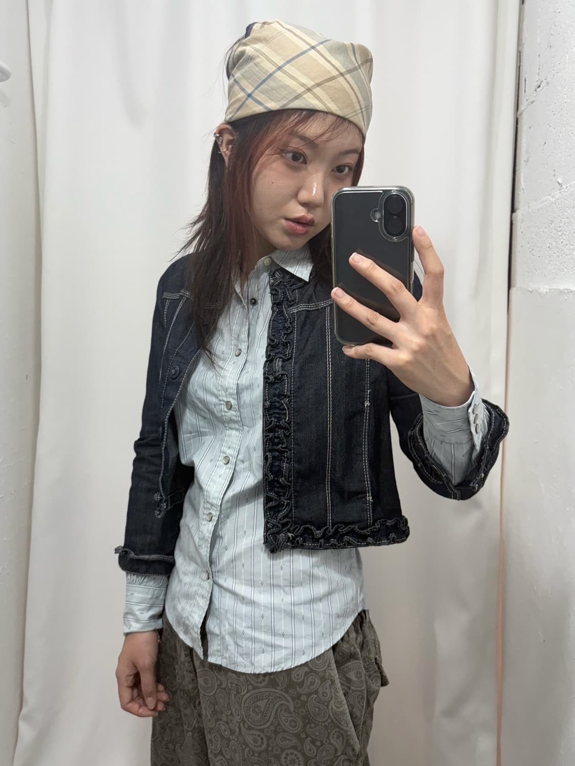 🎠 폴로 웨스턴 퍼프 셔츠 러블리 코디 상품이미지3