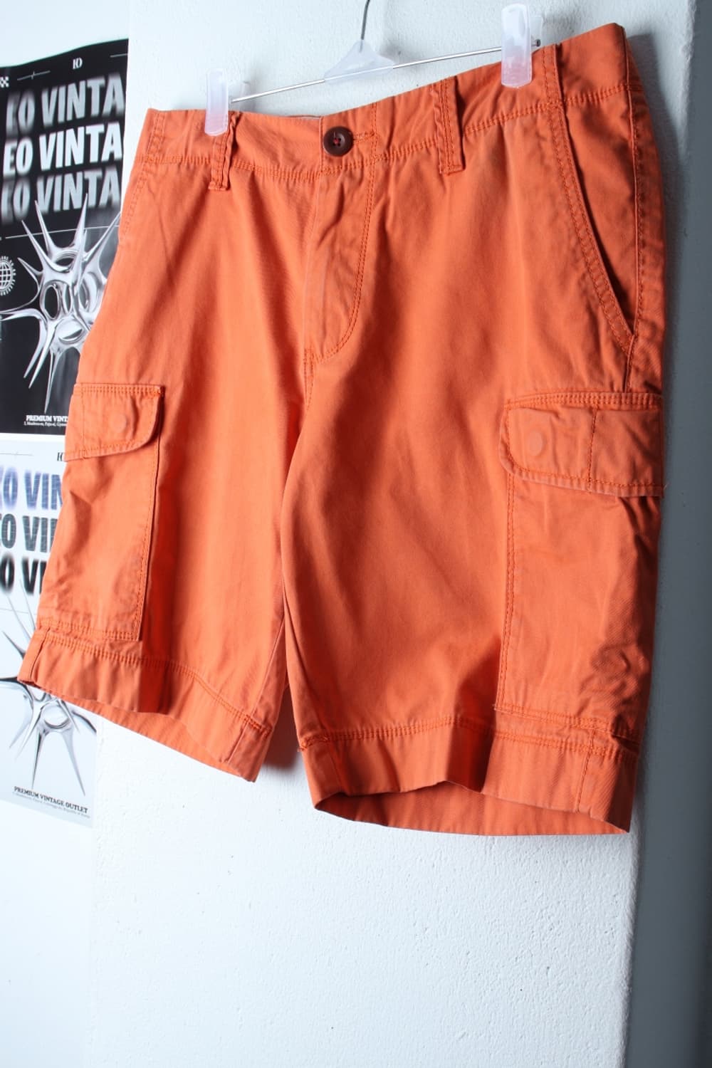 (L-XL) 타미힐피거 반바지 팬츠 작은얼룩 카고 오렌지 면-P9717 상품이미지1