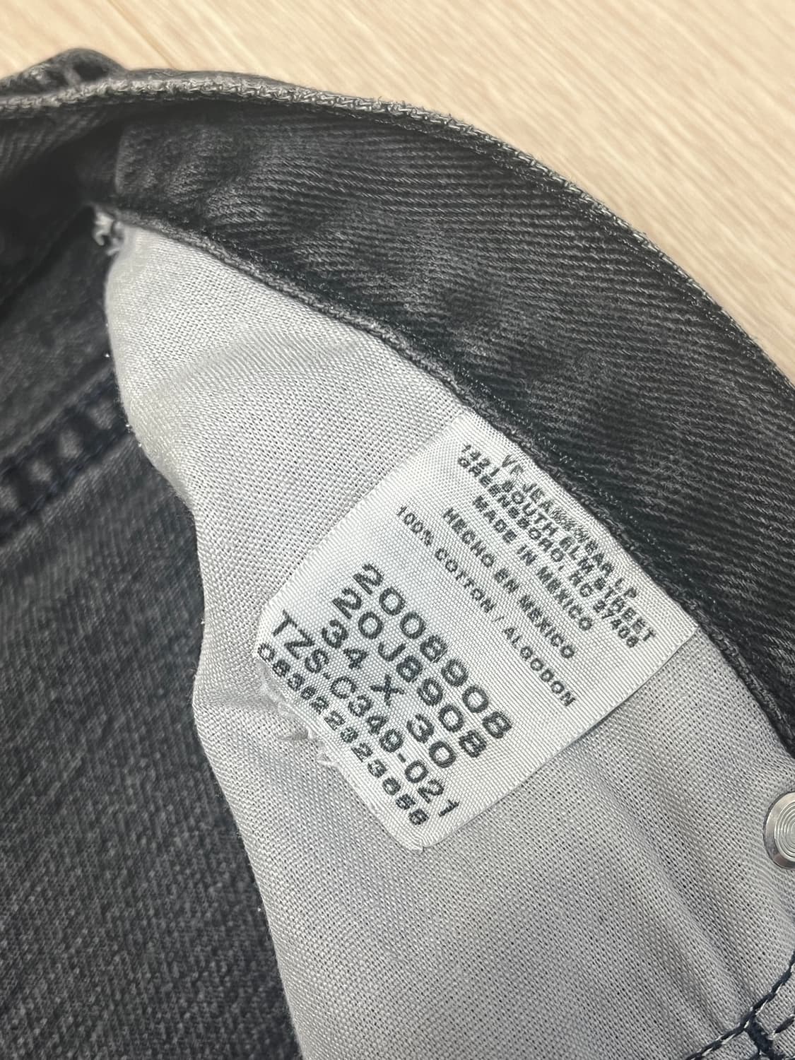 빈티지 Lee 흑청바지 레귤러핏 상품이미지6