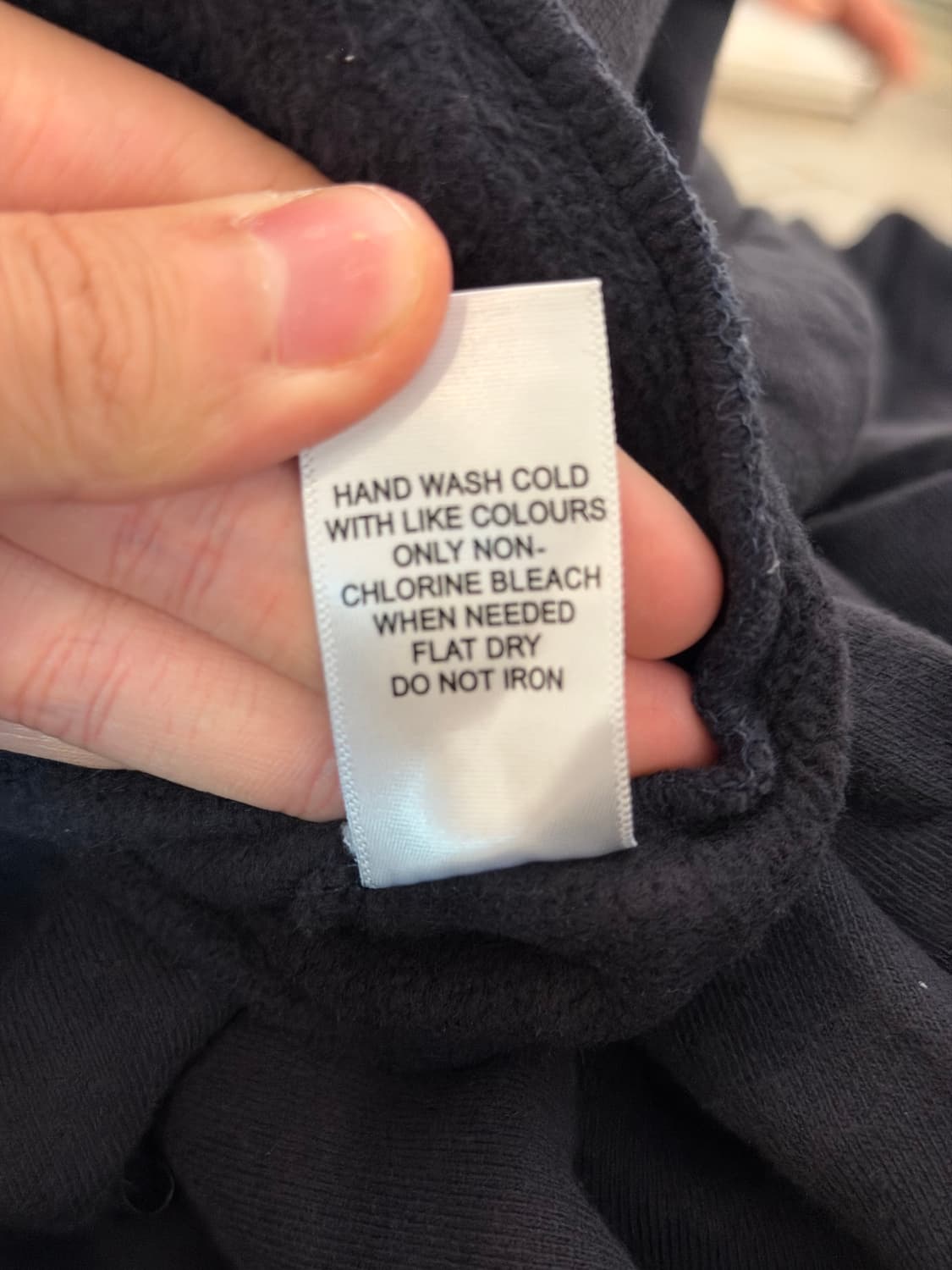 피어오브갓 에센셜 후드티 블랙 상품이미지8