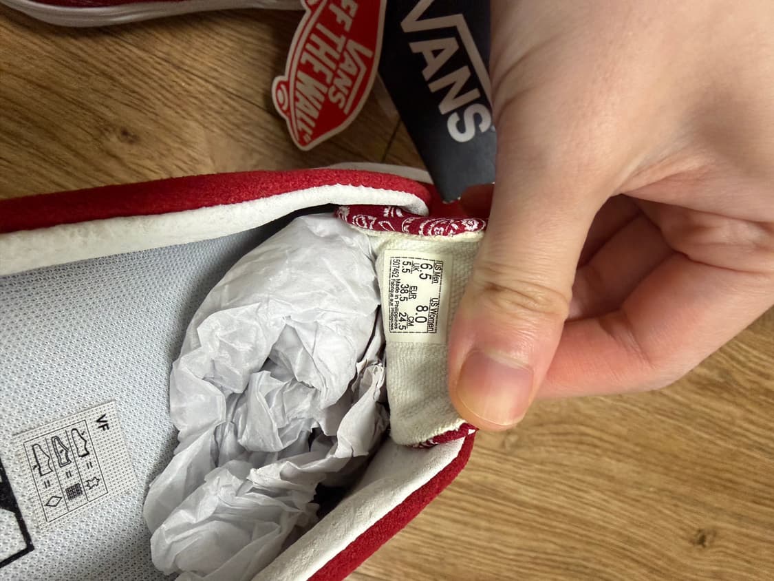 반스 에이서 NI SP 반다나 칠리 페퍼  VN0A4UWY8CK 상품이미지5