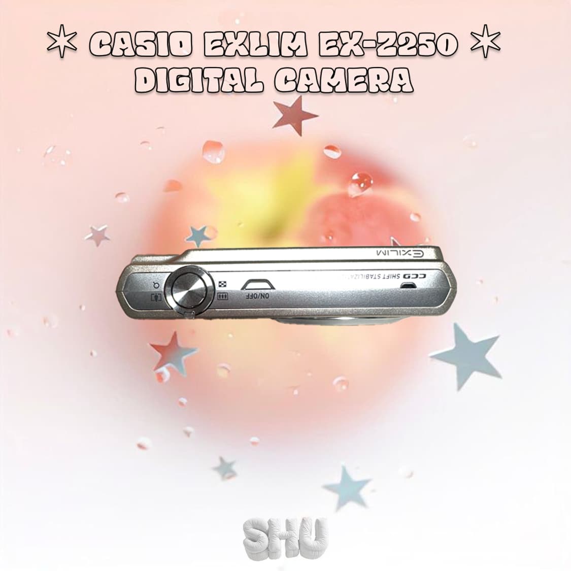 카시오 엑슬림 EX-Z250 빈티지 레트로 디카 디지털카메라 골드 상품이미지4