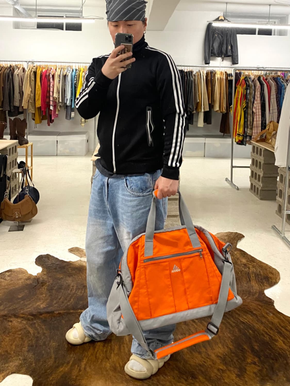 90~00's ADIDAS 'God Bless You' bag 상품이미지2