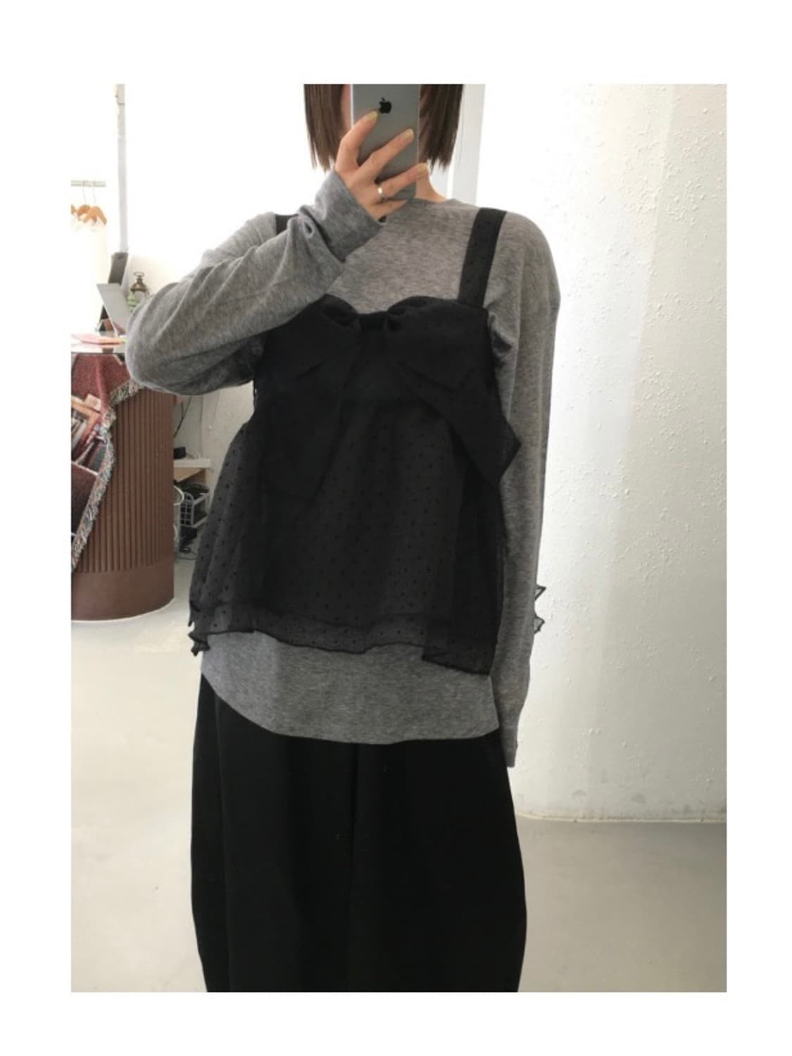 도트 뷔스티에 상품이미지1