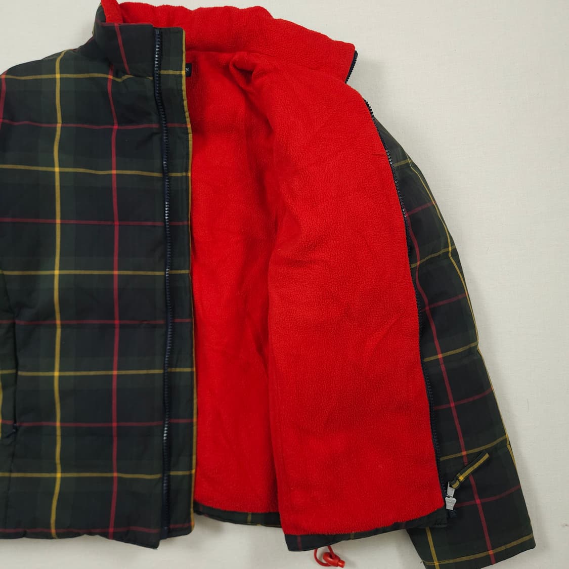 (여성M)폴로 랄프로렌 타탄체크 다운패딩 상품이미지3