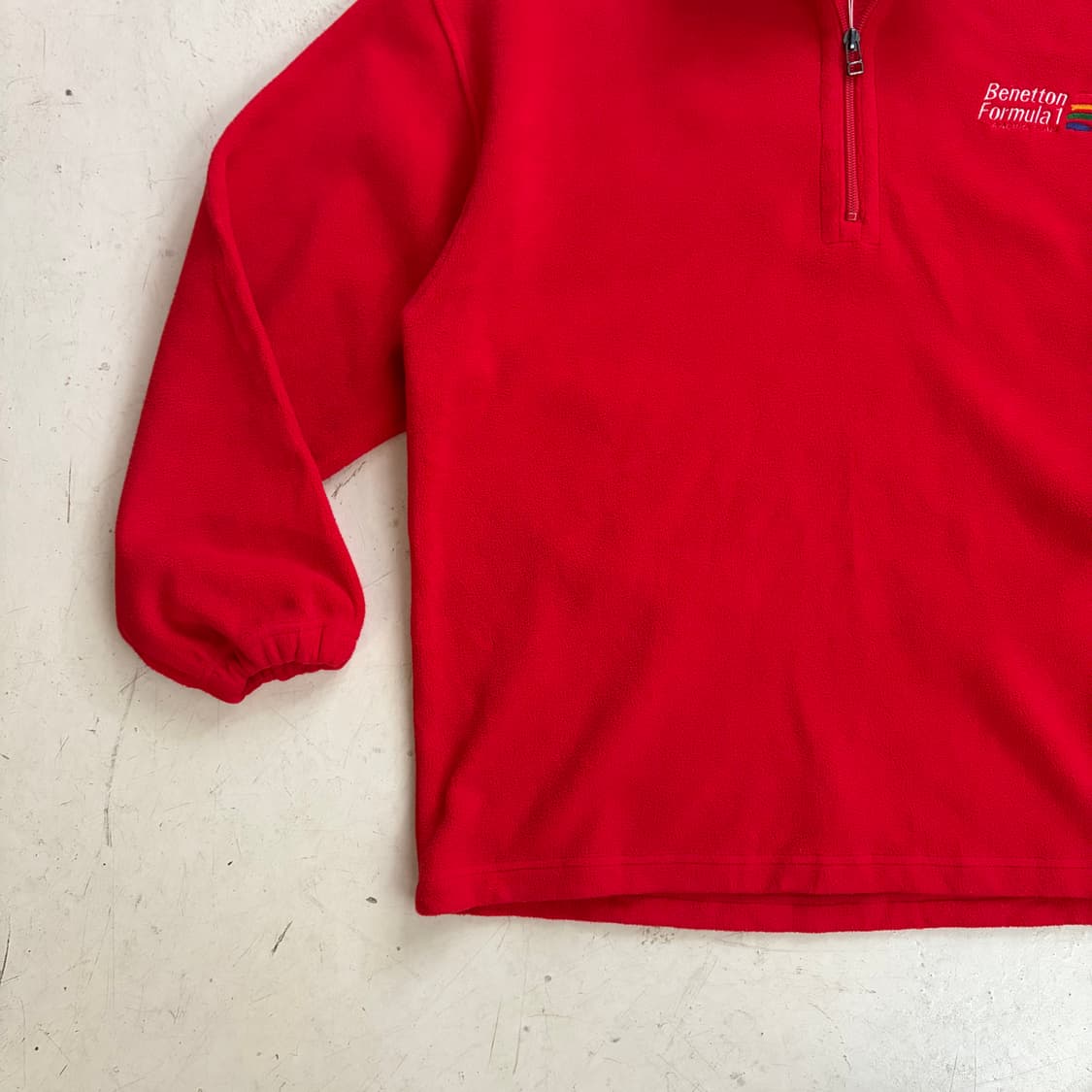 베네통 Formula 1 빈티지 풀오버 플리스 L 상품이미지3