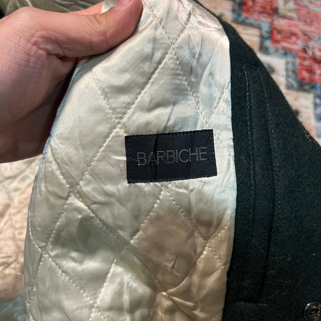 [L] 바비슈 by MENS BIGI 울 카우 레더 레터맨 바시티 자켓 상품이미지6