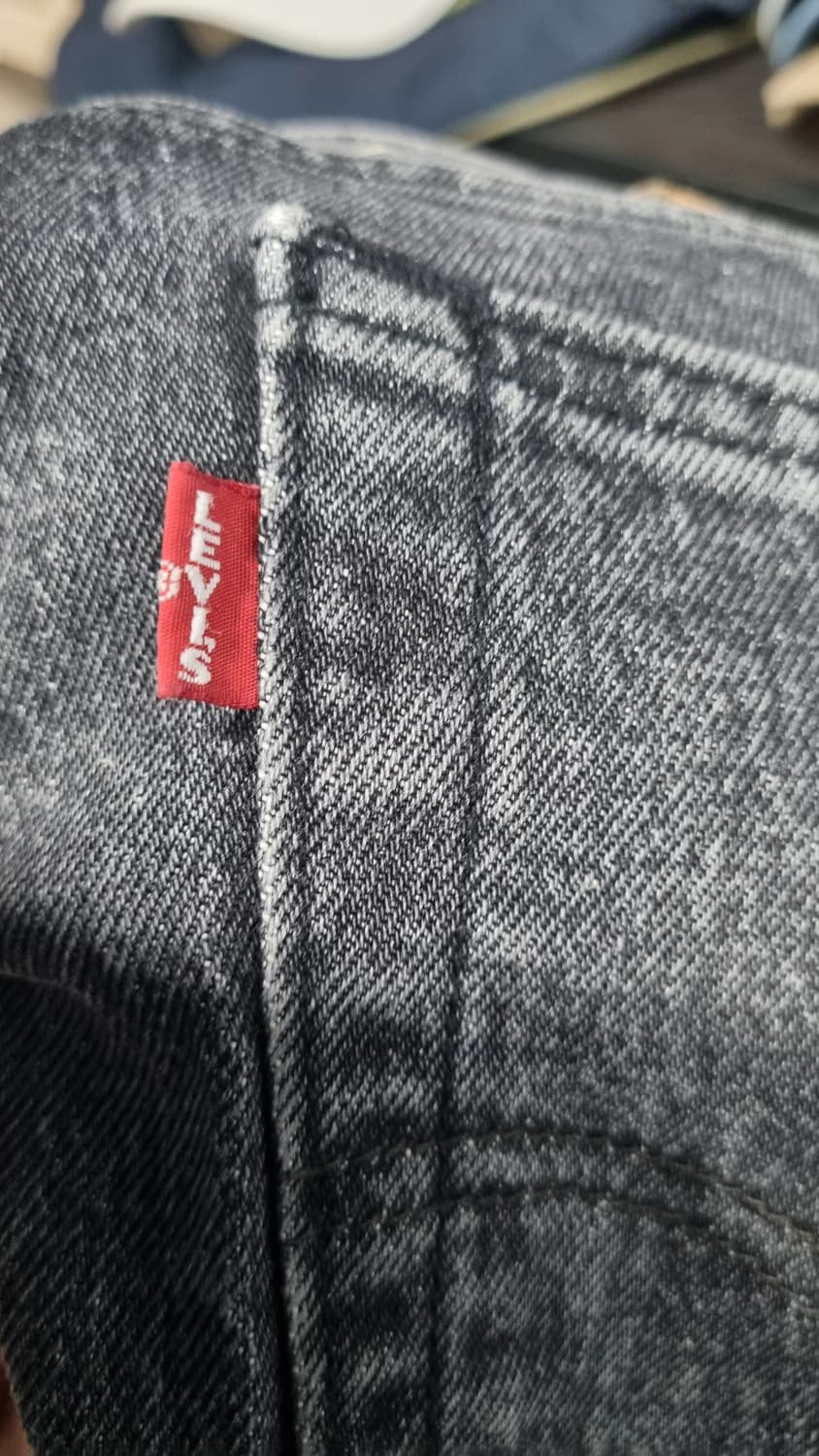 levis 501 93 리메이크진 흑청바지 bigE (33size) A급 상품이미지3