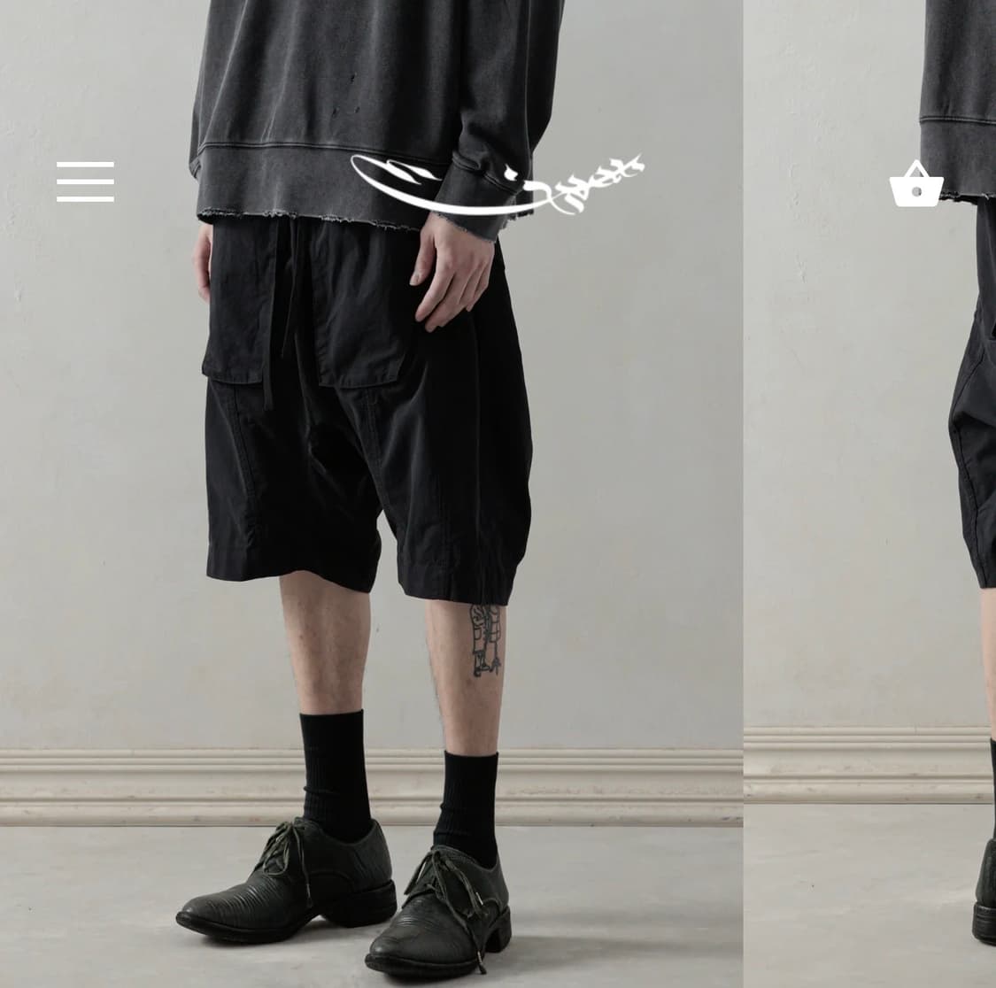 Object-dyed Shorts (Black) / Professor.E 상품이미지6