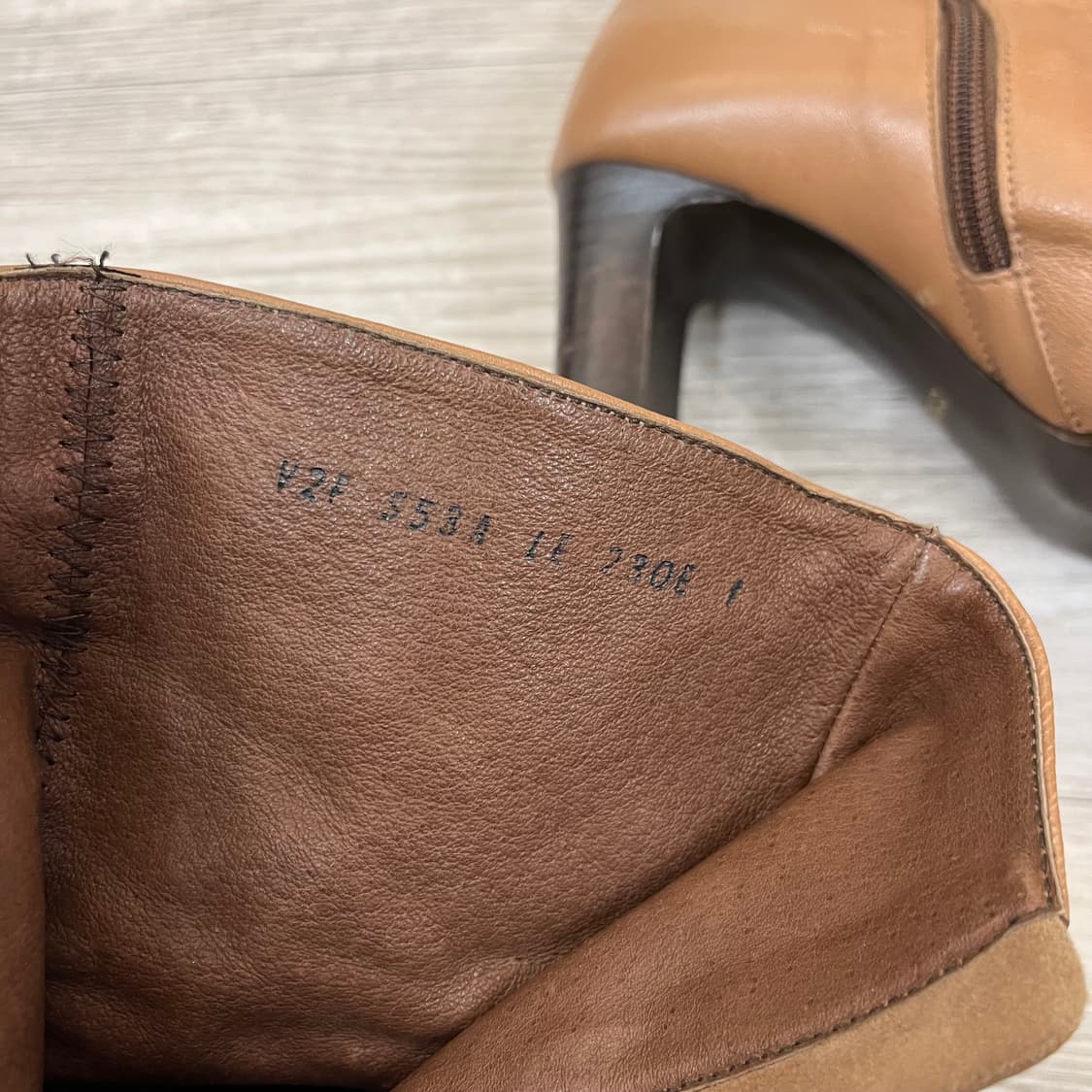 빈티지 레더 부츠  상품이미지4