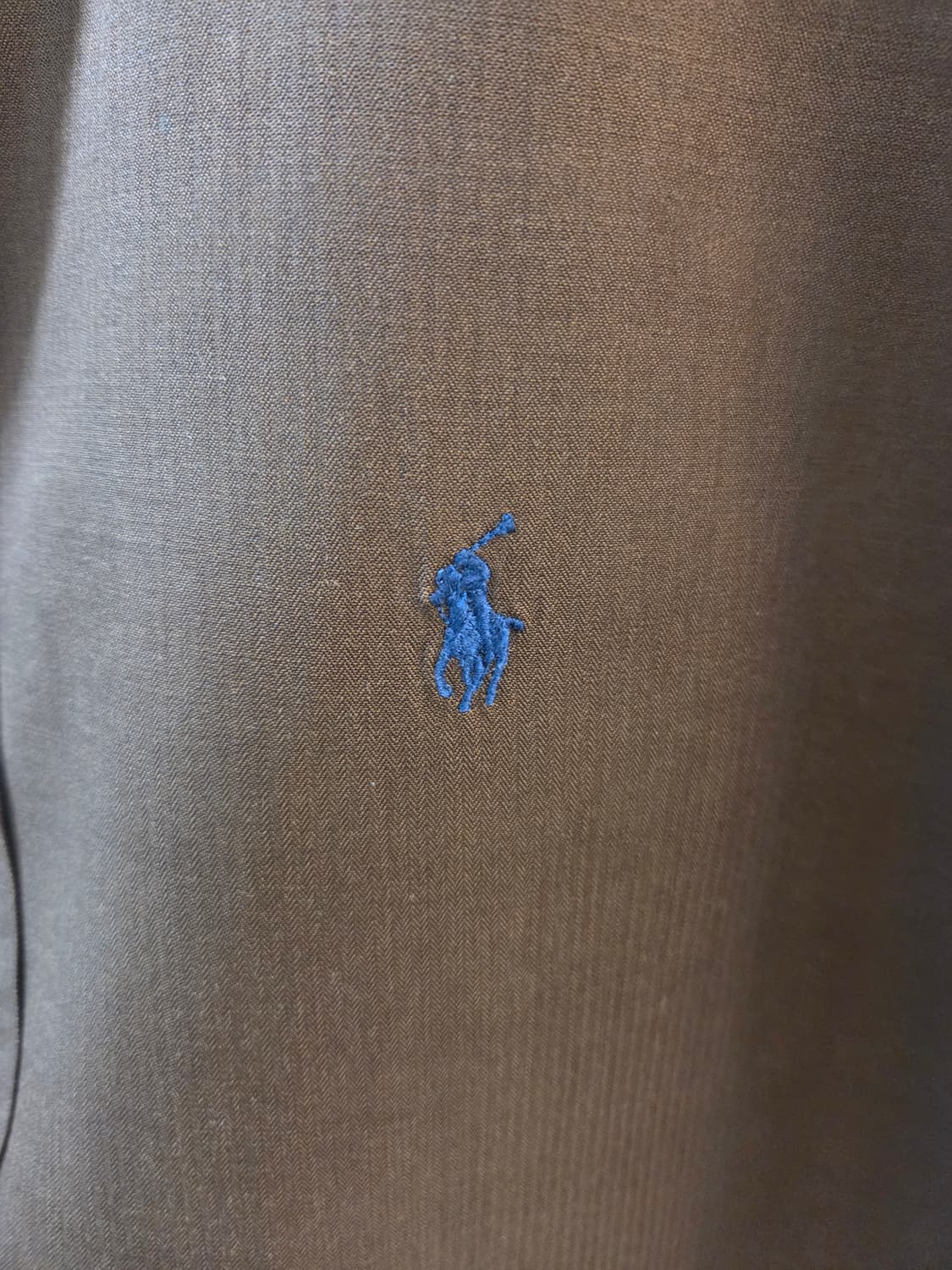 폴로 브라운 실크 셔츠 110 상품이미지4