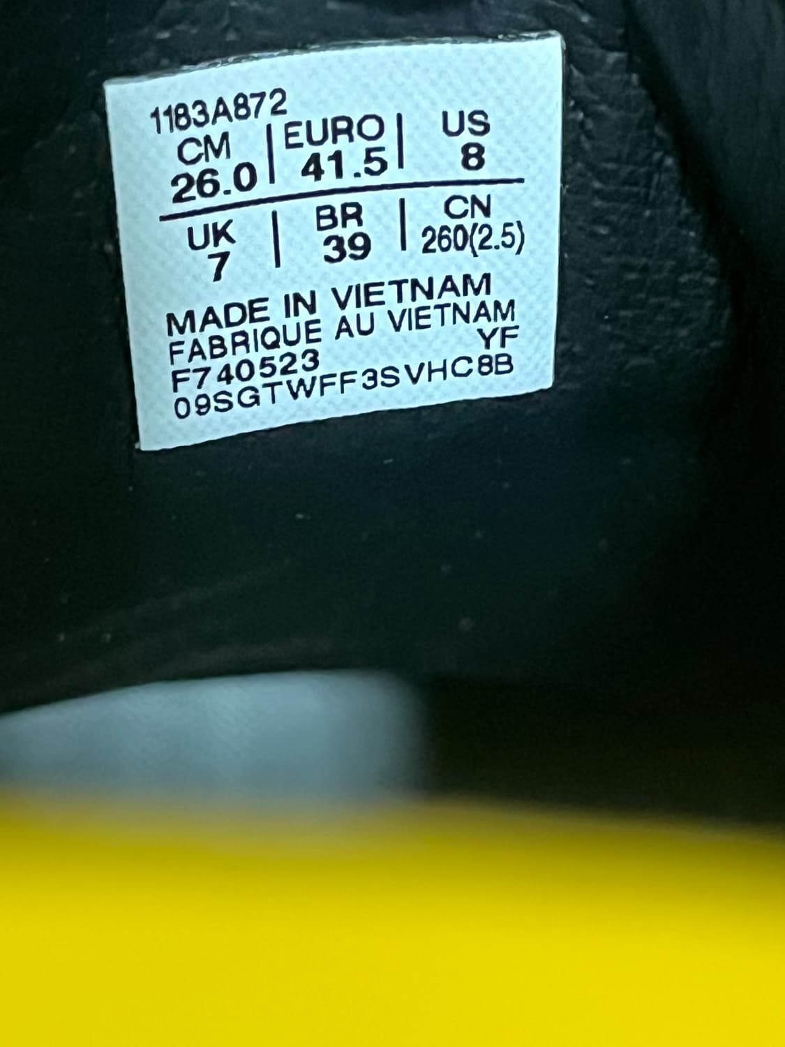 오니츠카 타이거 멕시코 66 SD 옐로우 블랙 260 상품이미지7