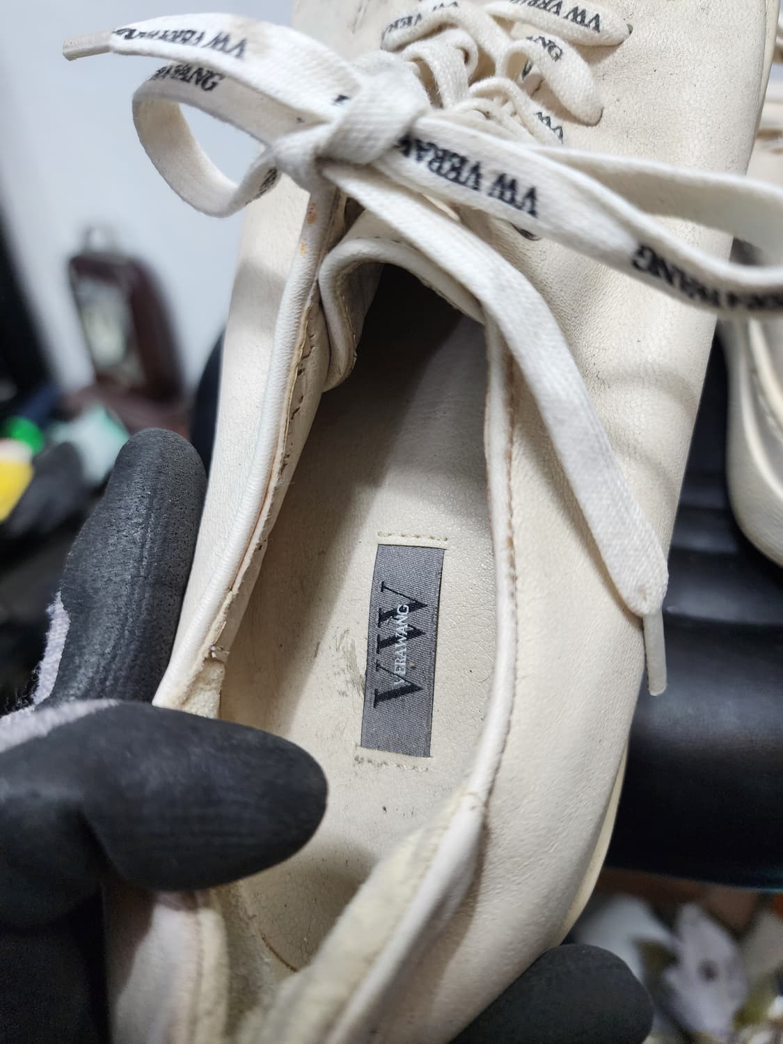 베라왕 아이보리 스니커즈 운동화 상품이미지6