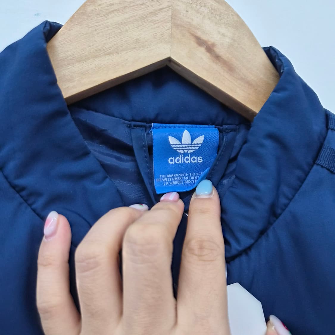 아디다스 네이비 블루종 자켓 여성 M 상품이미지6