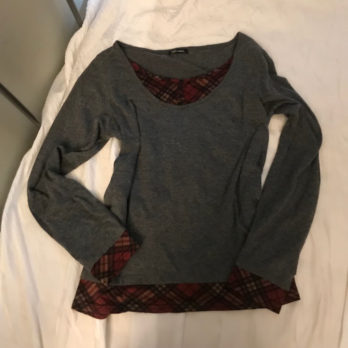 Drea my minx 모리걸 스쿨룩 긱시크 레이어드티 상품이미지2