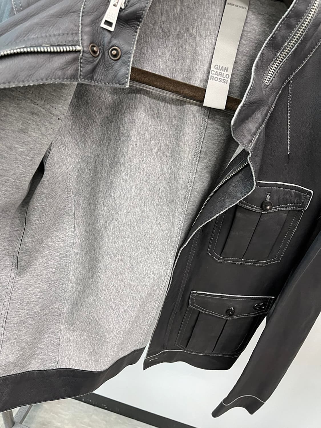 95) GIAN CARLO ROSSI 이태리 가죽자켓  상품이미지8